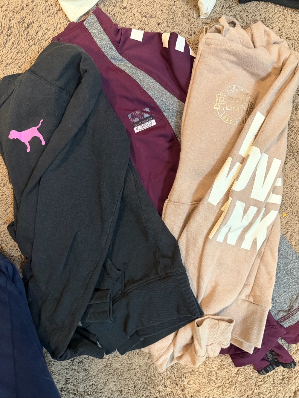 VS PINK zip up bundle